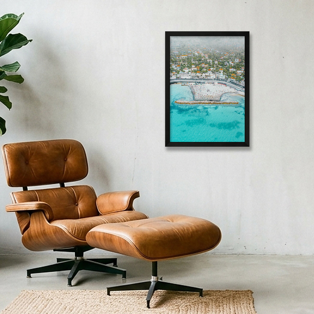 Latitude Bleue — A3 (30×42cm, 12×17") Black Frame